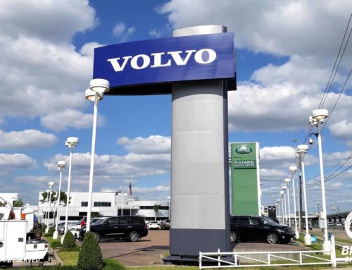 Volvo Dealership in Houston, TX – Pylon Sign