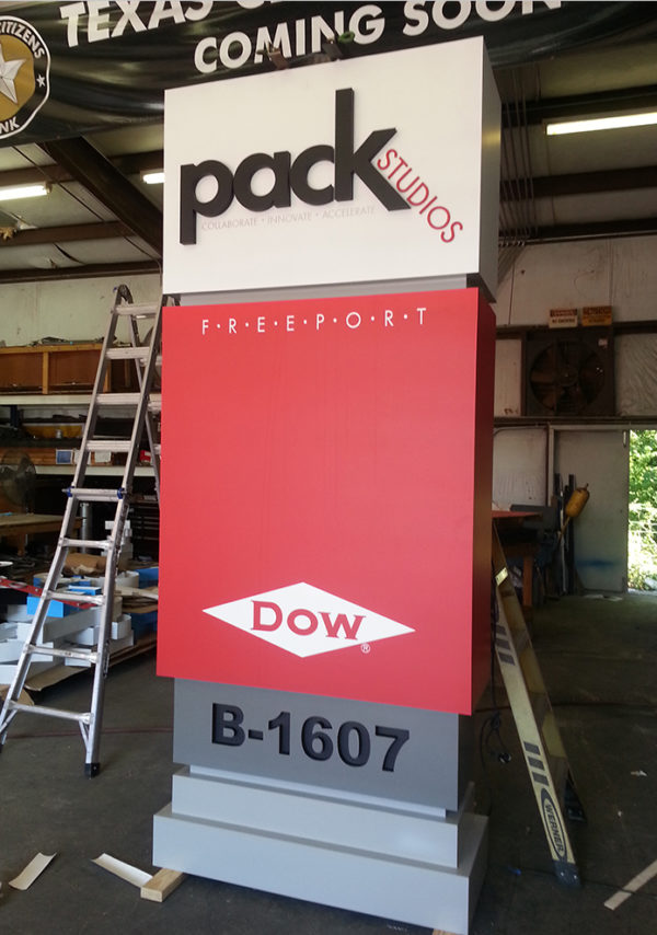 Outdoor Business Signs Made in Houston, TX Brazo Sign Co.
