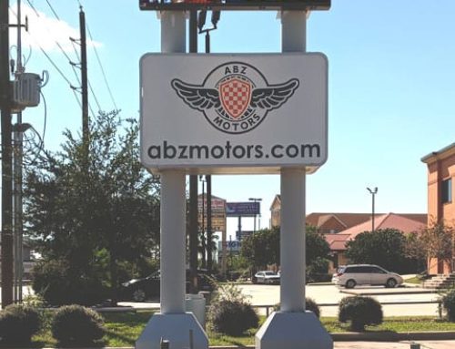 Outdoor LED Sign – ABZ Motors in Houston, TX